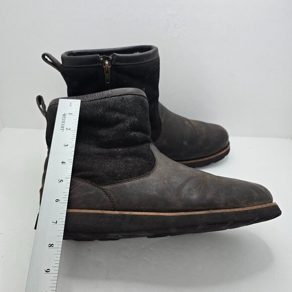 UGG | Hendren TL brown monochrome leather gorpcore boots | MENS 11 - Picture 4 of 11